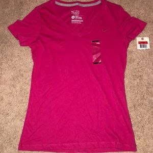 Pink Nike workout shirt